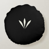 かわいいペンギンの顔 ラウンドクッション (裏面)