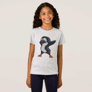 かわいいペンギンのDabberのダンスのTシャツ Tシャツ
