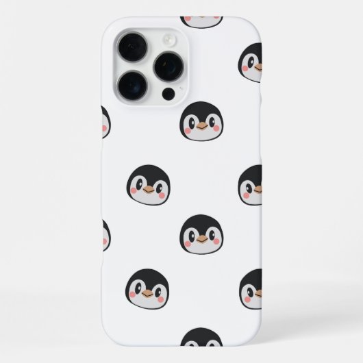 かわいいペンギンのiPhone / iPadケース iPhoneケース (裏面)