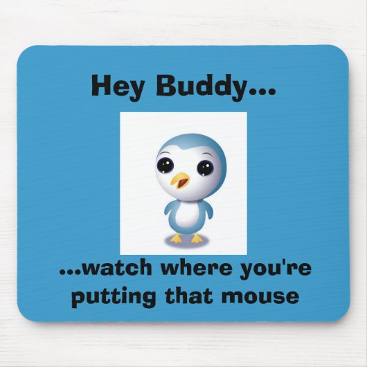 かわいいペンギンのmousepad マウスパッド (正面)