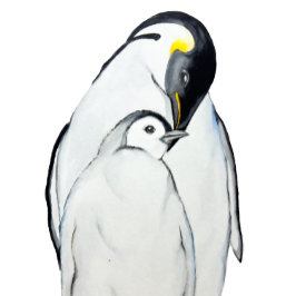 かわいいペンギンのTシャツの家族 Tシャツ