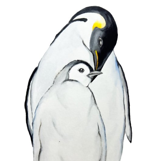 かわいいペンギンのTシャツの家族 Tシャツ