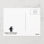 かわいいペンギンはがき ポストカード (裏面)