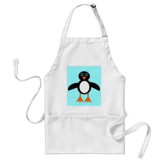 かわいいペンギンエプロン スタンダードエプロン (正面)
