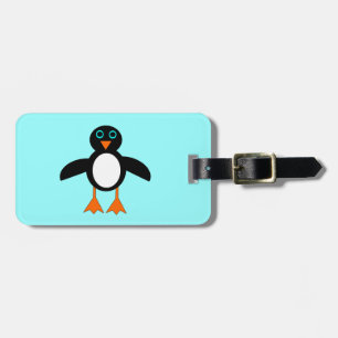 かわいいペンギンカスタムの荷物タグ ラゲッジタグ
