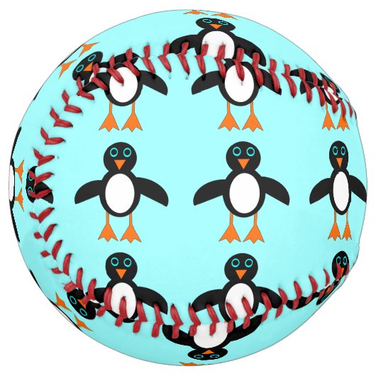 かわいいペンギンソフトボール ソフトボール (正面左)