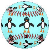 かわいいペンギンソフトボール ソフトボール (裏面)