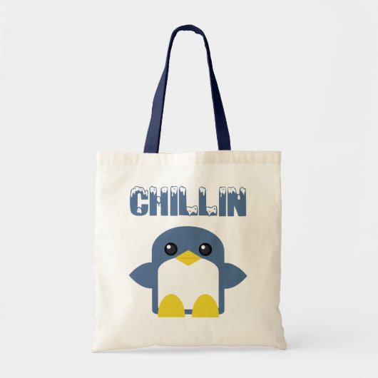 かわいいペンギンチリン甘党 トートバッグ (正面)