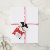 かわいいペンギンパーソナライズされたのクリスマスギフトタグ ギフトタグ (より糸付き)