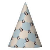 かわいいペンギンパーソナライズされた パーティーハット (左)