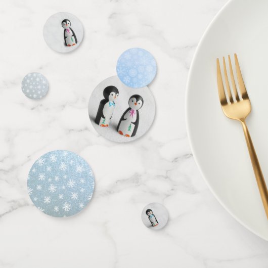 かわいいペンギンパーティー コンフェッティ (グループ)