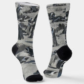 かわいいペンギンビーチクルーソックス ソックス (傾斜あり)