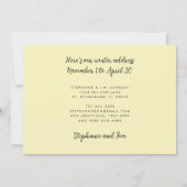 かわいいペンギンブルーヘロンビーチスノーバードアドレス 案内状 (裏面)