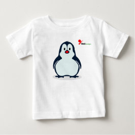 かわいいペンギンベビーTシャツ ベビーTシャツ