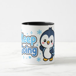 かわいいペンギンマグカップ Keep Going マグカップ