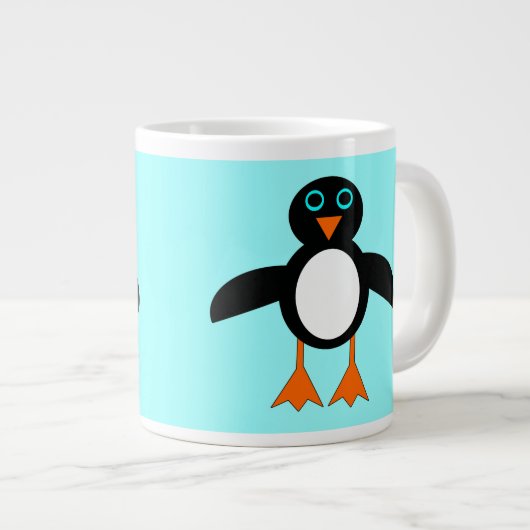 かわいいペンギンマグ ジャンボコーヒーマグカップ (正面右)