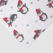 かわいいペンギン冬の鳥の北極動物 薄葉紙 (詳細)