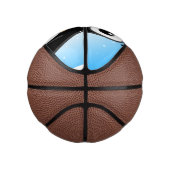 かわいいペンギン図解入りの、写真付きのマンガブルー ミニバスケットボール (右)