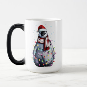 かわいいペンギン愛おもしろい者クリスマスホリデーギフト モーフィングマグカップ