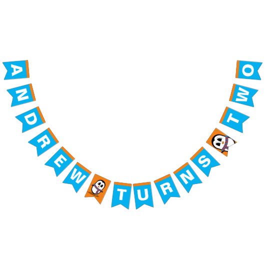 かわいいペンギン誕生日バンティングフラグ/バナー バンティングフラッグ (全)