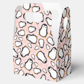 かわいいペンギン赤ちゃんシャワーピンクの少女 フェイバーボックス (オープン)