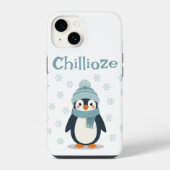 かわいいペンギン電話ケース – Chilliozeかわいい冬 iPhoneケース (裏面)