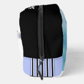 かわいいペンギン黒と青の水彩旅行 ドップキット (右)