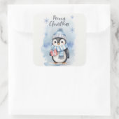 「かわいいペンギン2」 スクエアシール (バッグ)