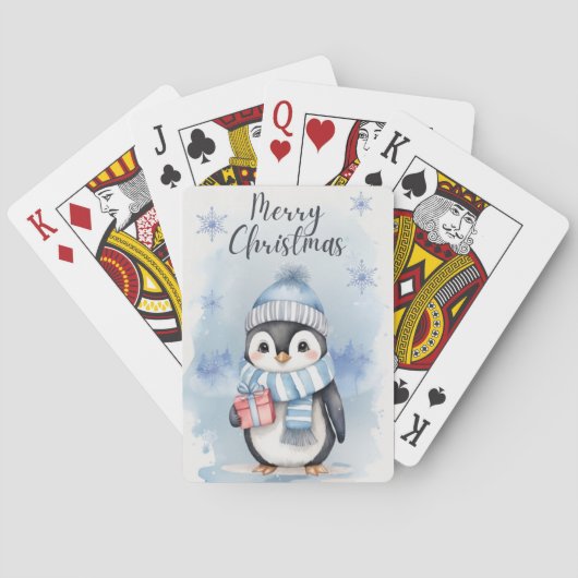 「かわいいペンギン2」 トランプ (裏面)