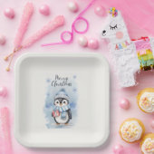 かわいいペンギン2 ペーパープレート (パーティー)