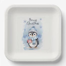 かわいいペンギン2 ペーパープレート