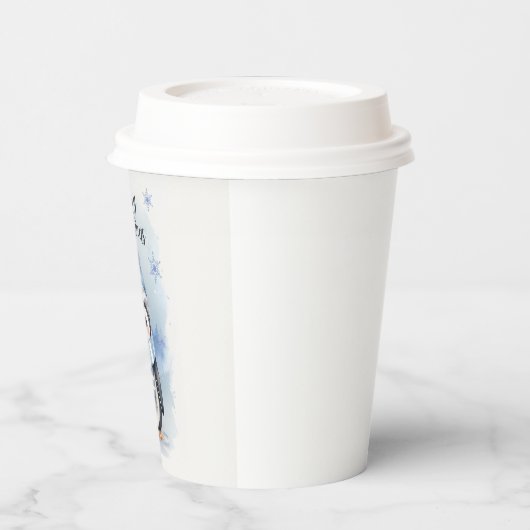 かわいいペンギン2 紙コップ (左)