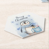 かわいいペンギン3 ペーパーコースター (アングル)