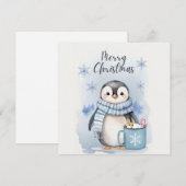 "かわいいペンギン3" 招待状 (正面/裏面)