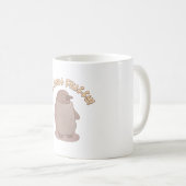 かわいいペンギン もふもふでかわいい コーヒーマグカップ (正面右)