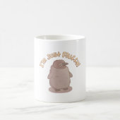 かわいいペンギン もふもふでかわいい コーヒーマグカップ (中央)