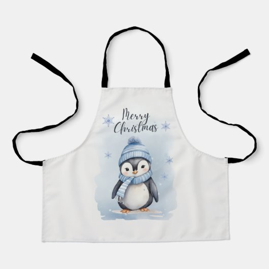 「かわいいペンギン」 エプロン (正面)