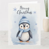 かわいいペンギン カード (正面)