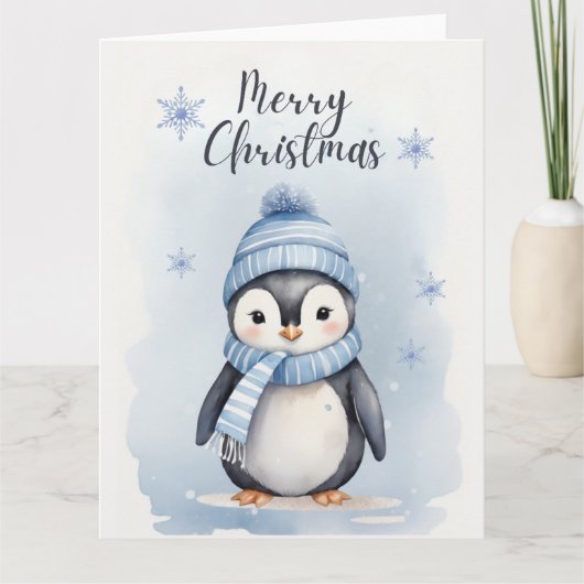 かわいいペンギン カード (正面)