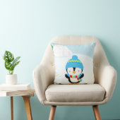 かわいいペンギン クッション (椅子)