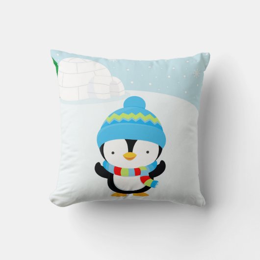 かわいいペンギン クッション (正面)