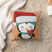 かわいいペンギン クッション (ブランケット)