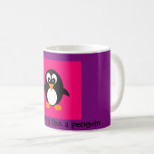 かわいいペンギン コーヒーマグカップ (正面右)