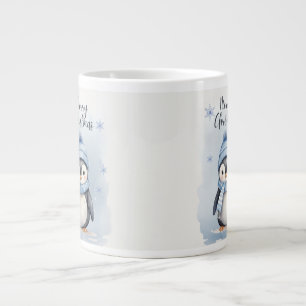 「かわいいペンギン」 ジャンボコーヒーマグカップ