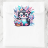 かわいいペンギン スクエアシール (バッグ)