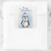 「かわいいペンギン」 スクエアシール (バッグ)