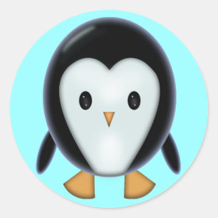 かわいいペンギン ステッカー