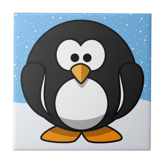 かわいいペンギン タイル (正面)