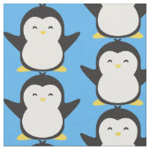 かわいいペンギン ファブリック (クローズアップ)