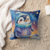 かわいいペンギン、ペンギン好きな人への贈り物|過去記事 クッション (ブランケット)